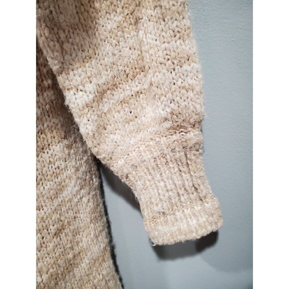 Madewell Wool Space-Dyed Long Oversized Cardigan Sweater Beige Pockets Womans XS - Picture 6 of 16